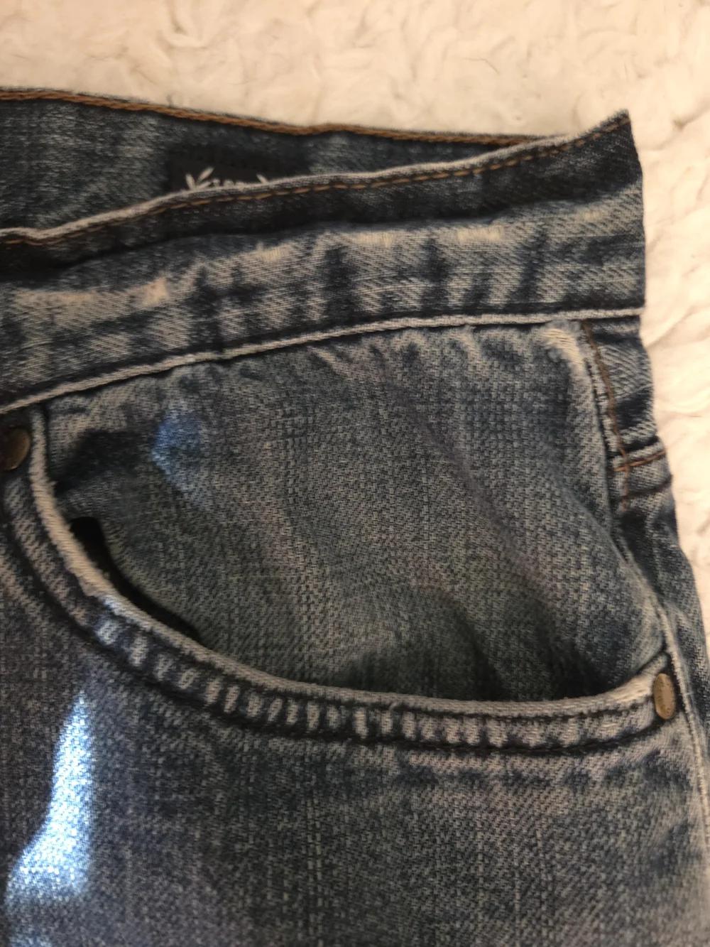 Chaps Men's Blue Straight-Leg Jeans